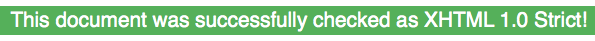 XHTML ok !
